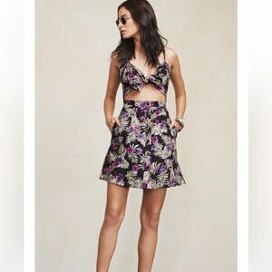 Reformation Miramar Cutout Dress in Lanai size 2